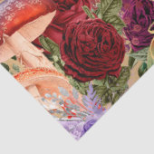 Papier Mousseline Ephémère aux champignons série de design #3 (Détail)