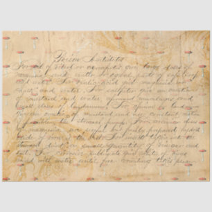 Papier Mousseline Ephémère aux champignons série de design #5