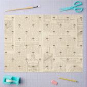 Papier Mousseline Ephémère aux champignons série de design #7 (Artisanat)