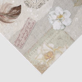 Papier Mousseline Ephémère botanique vintage (Détail)