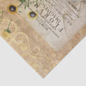 Papier Mousseline Ephémère botanique vintage (Détail)