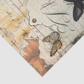 Papier Mousseline Ephémère de carte papillon de fille Explorer vinta (Détail)