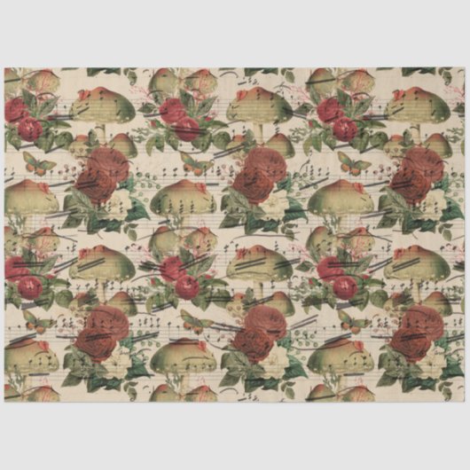 Papier Mousseline Ephémère de champignons série de design #8 (Recto)