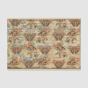 Papier Mousseline Ephémère de champignons vintages série 7