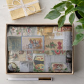 Papier Mousseline Ephémère de Noël antique Collage Découpage (Cadeau)
