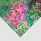 Papier Mousseline Éphémère de paon (Détail)