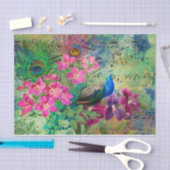 Papier Mousseline Éphémère de paon (Artisanat)