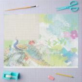 Papier Mousseline Ephémère de paon 4 (Artisanat)