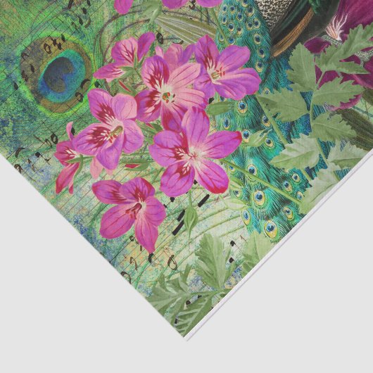 Papier Mousseline Ephémère de Peacock (Détail)