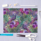 Papier Mousseline Ephémère Découpage Peacock Papier Tissu (Artisanat)