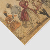 Papier Mousseline Ephémère des danseuses vintages (Détail)