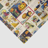 Papier Mousseline Ephémère d'Halloween vintage (Détail)