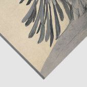 Papier Mousseline Ephémère d'oiseaux Découpage gris (Détail)