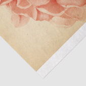 Papier Mousseline Ephémère Florale Découpage Peine rose (Détail)