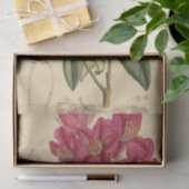 Papier Mousseline Éphémère florale Découpage rose (Cadeau)