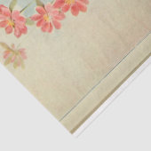 Papier Mousseline Ephémère Florale Découpage Rose Daisy (Détail)