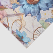 Papier Mousseline Ephémère florale Découpage Steampunk (Détail)