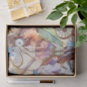 Papier Mousseline Ephémère florale Découpage Steampunk (Cadeau)