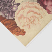 Papier Mousseline Ephémère florale Découpage violet rose blanc (Détail)