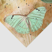 Papier Mousseline Ephémère florale vintage (Détail)