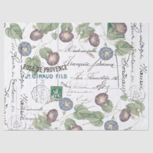 Papier Mousseline Éphémère français Le matin des fleurs de gloire Pa