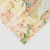 Papier Mousseline Ephémère lunaire vintage et Rose (Détail)