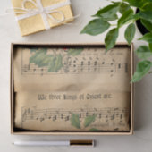 Papier Mousseline Ephémère Nous trois rois d'Orient sont Découpage (Cadeau)