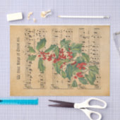 Papier Mousseline Ephémère Nous trois rois d'Orient sont Découpage (Artisanat)