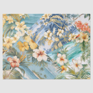 Papier Mousseline Ephémère océanique vintage inspirée Découpage flor