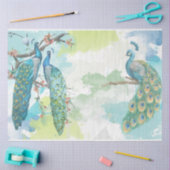 Papier Mousseline Ephémère Peacock 2 (Artisanat)