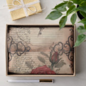 Papier Mousseline Ephémère rouge (Cadeau)