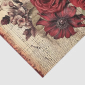 Papier Mousseline Ephémère rouge (Détail)