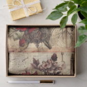 Papier Mousseline Ephémère rouge (Cadeau)