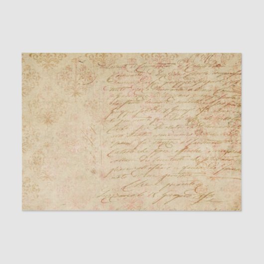 Papier Mousseline Ephémère vintage (Recto)