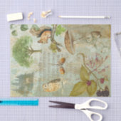 Papier Mousseline Ephémère vintage des bois (Artisanat)