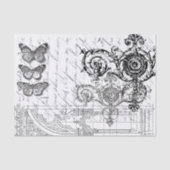 Papier Mousseline Éphémères de papillon (Recto)