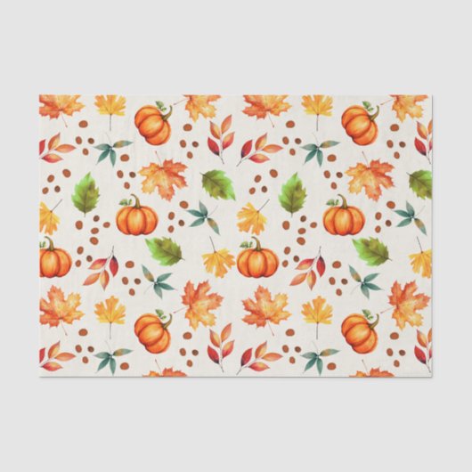 Papier Mousseline Épice B d'automne (Recto)