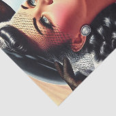 Papier Mousseline Épingle à tatouage de Glam rétro (Détail)