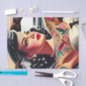 Papier Mousseline Épingle à tatouage de Glam rétro (Artisanat)