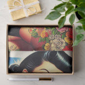 Papier Mousseline Épingle américaine tatouée (Cadeau)