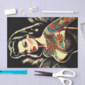 Papier Mousseline Épingle de goth tatoué (Artisanat)