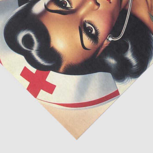 Papier Mousseline Épingle de l'infirmière tatouée (Détail)