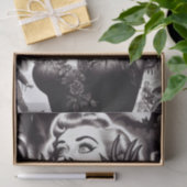 Papier Mousseline Épingle d'horreur vintage (Cadeau)