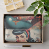 Papier Mousseline Épingle vintage (Cadeau)