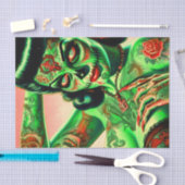 Papier Mousseline Épingle Zombie tatouée (Artisanat)