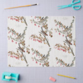 Papier Mousseline Épingles et branches Motif Découpage (Artisanat)