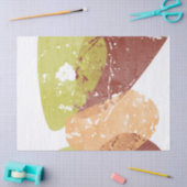 Papier Mousseline Éponge Abstraite (Artisanat)