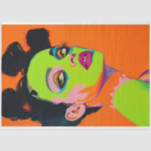 Papier Mousseline Épouse de Frankenstein Découpage papier de tissus (Recto)