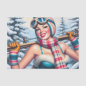 Papier Mousseline Épouse d'hiver fille (Recto)