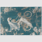 Papier Mousseline Épouse fugueuse Squelette gothique Vintage Découpa (Recto)